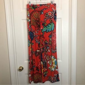 Joan Vass New York Printed Floral Pants  Size L